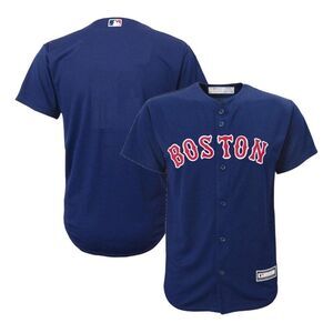 Boston Red Sox Nike Navy Alternate Replica Jersey; Youth 10/12